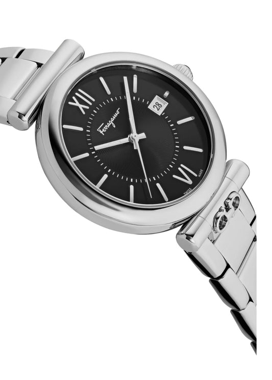 Salvatore Ferragamo Ora Silver Tone Watch