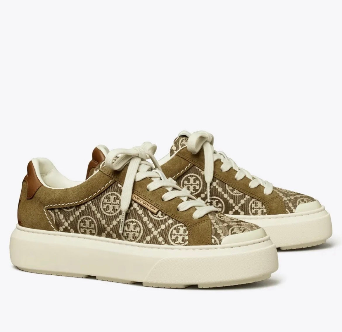 TORY BURCH T MONOGRAM LADYBUG SNEAKER, Inverse Hazel/ Alce/ Bourbon, Style150229