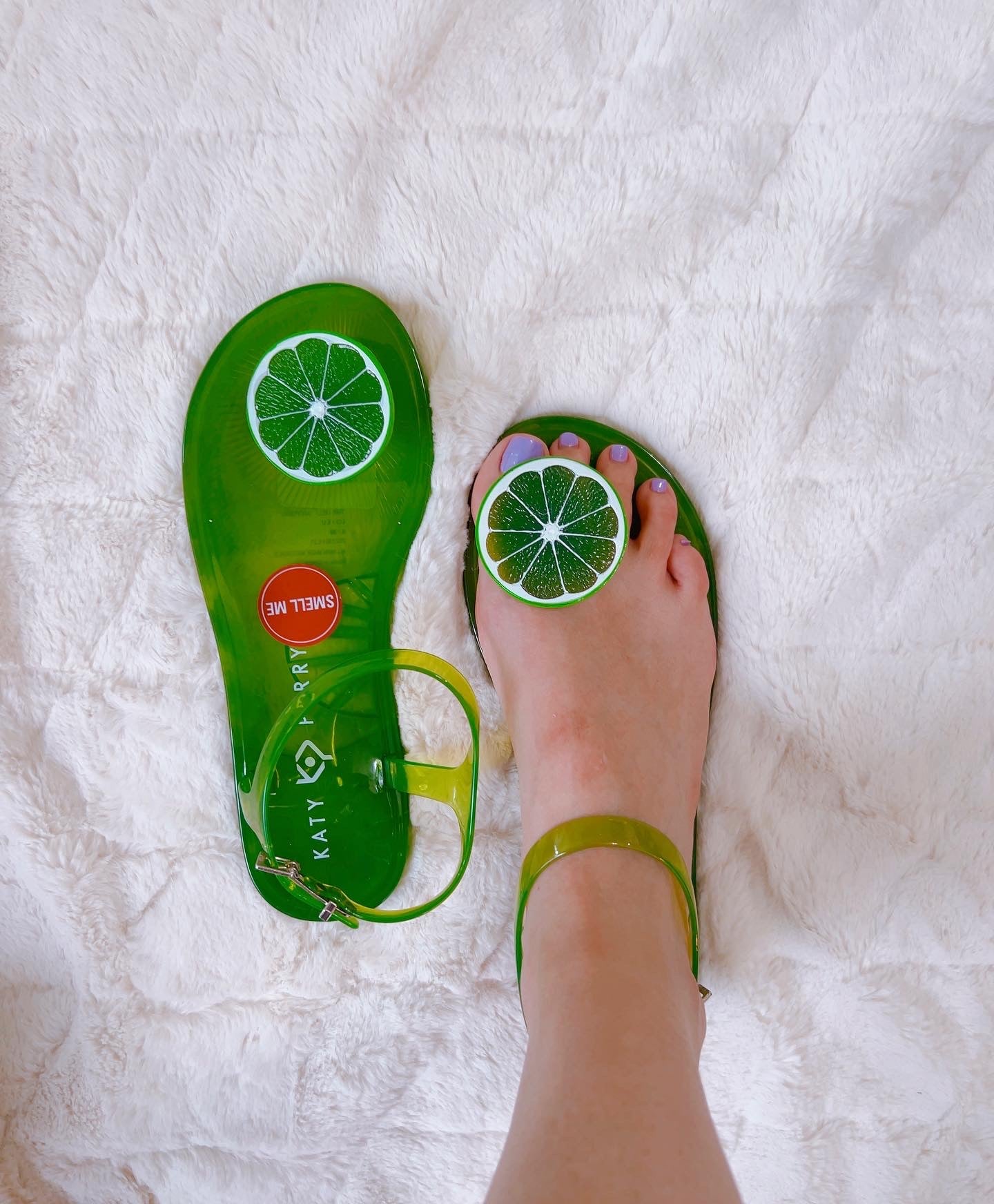 Katy Perry Scented Jelly Sandals | POPSUGAR Fashion