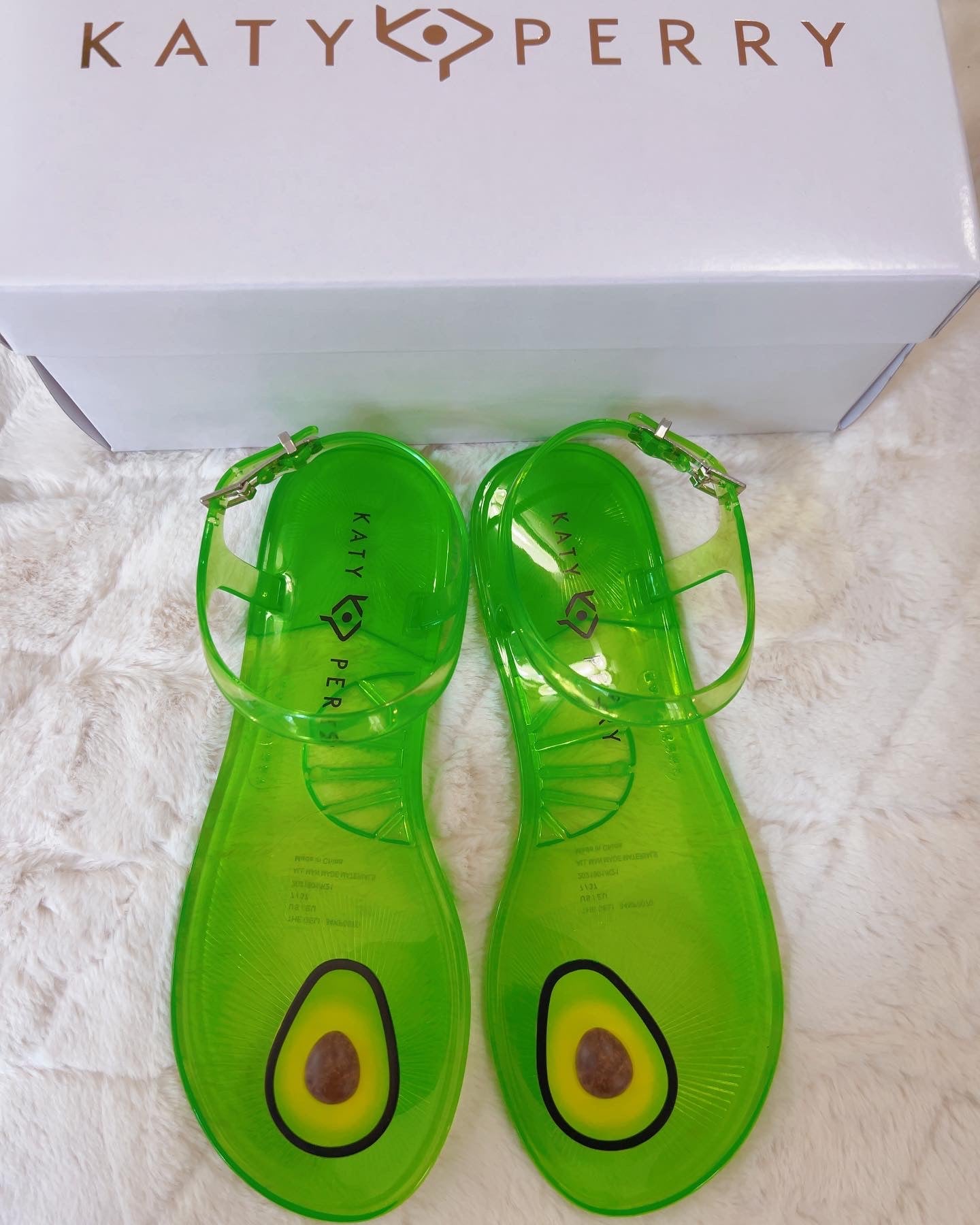 Katy Perry Geli Sandals Avocado Size 7 VIASHOP